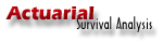 Actuarial Survival Analysis